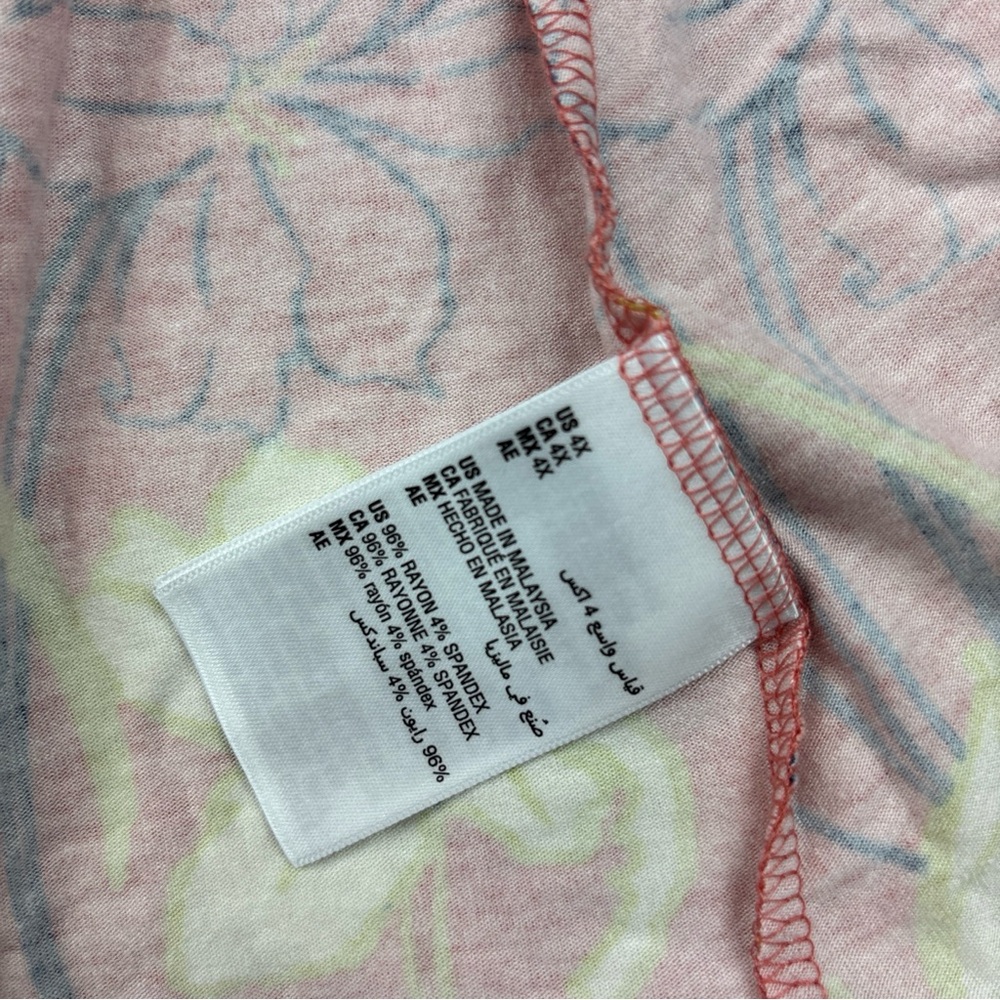 Style & Co Plus Size Printed Flip-Flop Dress Size 4X - Picture 10 of 12